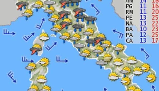 METEO, SOLE E CALDO FINO A FINE MESE. MA NEL WEEKEND PIOVERÀ - PREVISIONI - 15/04/2013