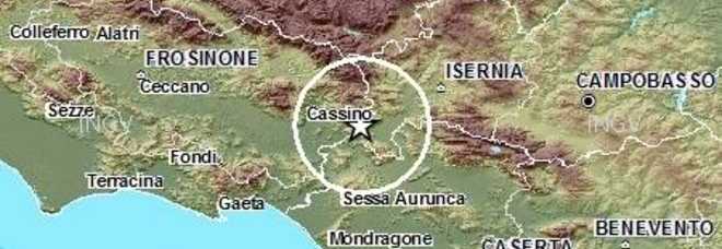 TERREMOTO DI MAGNITUDO 3 ALLE NEL BASSO LAZIO, PAURA A CASSINO - 08/07/2013