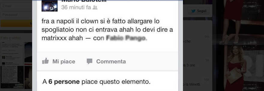 SELVAGGIA ATTACCA BALOTELLI: ''PRIMA INSULTA BENITEZ CHE E' UN..., POI CANCELLA L'ACCOUNT'' - FOTO - 11/07/2013