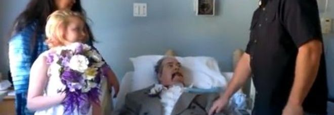 10 ANNI, SI SPOSA IN OSPEDALE PER REALIZZARE IL SOGNO DEL PAPÀ MORENTE - IL VIDEO CHE INTENERISCE IL WEB - 04/10/2013