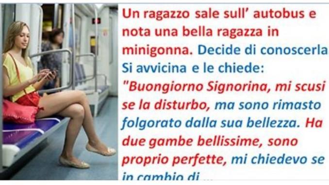 UN RAGAZZO SALE SULL'AUTOBUS... - 29/09/2017