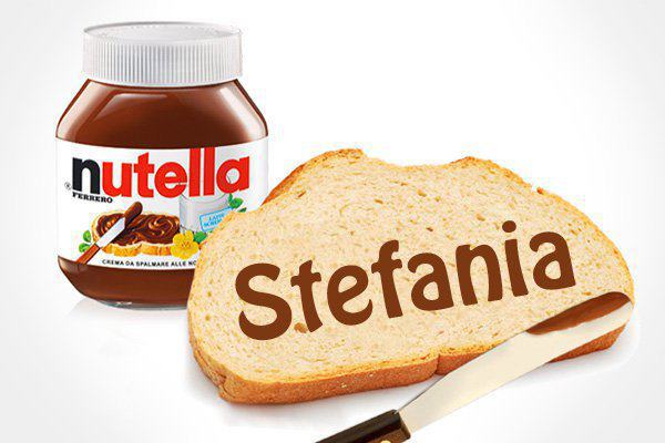 Il tuo nome con pane e nutella - 18/04/2012