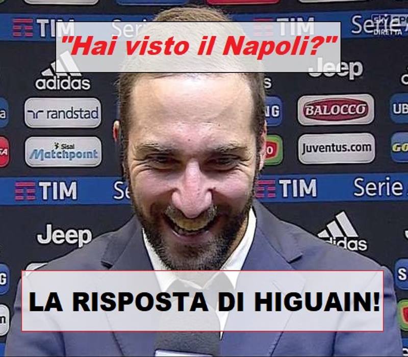 ''TUTTI DICONO QUESTO NAPOLI, ORA LASCIATEMI DIRE UNA COSA'' HIGUAIN L'HA DETTO DAVVERO - ORA E' JUVENTINO A TUTTI GLI EFFETTI - 02/11/2017