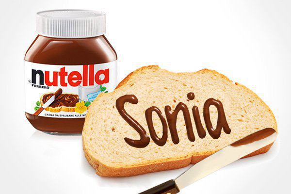 Il tuo nome con pane e nutella - 18/04/2012