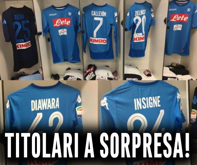 MISTER SARRI SPIAZZA TUTTI CONTRO IL CHIEVO: TRE TITOLARI A SORPRESA, NESSUNO SE LI ASPETTAVA - TIFOSI PERPLESSI - 05/11/2017