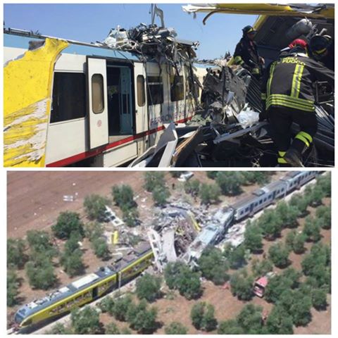 DISASTRO FERROVIARIO, SI AGGRAVA IL BILANCIO, 20 VITTIME: APPELLO A DONARE SANGUE NEGLI OSPEDALI DELLA ZONA - 12/07/2016