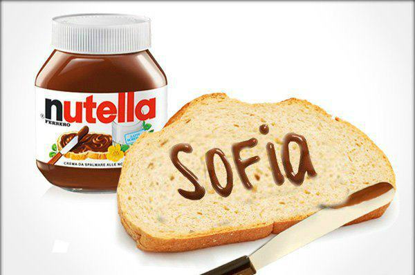 Il tuo nome con pane e nutella - 18/04/2012