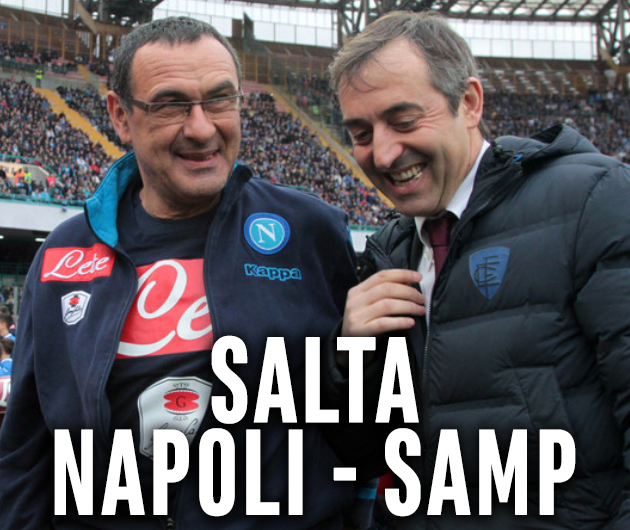 UFFICIALE - IL TITOLARISSIMO RESTA A CASA, NON E' STATO CONVOCATO: SALTA NAPOLI - SAMPDORIA - 22/12/2017