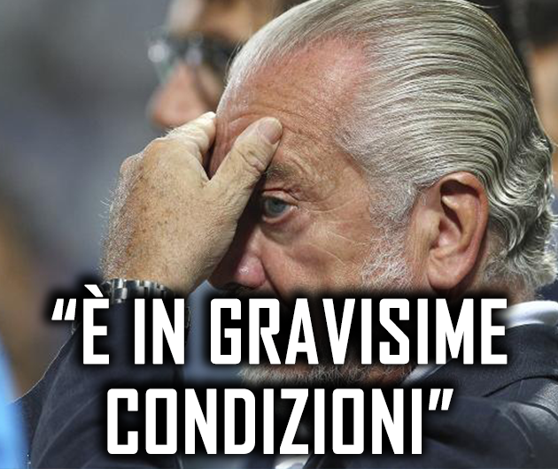 DE LAURENTIIS E' STATO TRA I PRIMI A CORRERE IN OSPEDALE:  ECCO COSA STA SUCCEDENDO - 26/12/2017