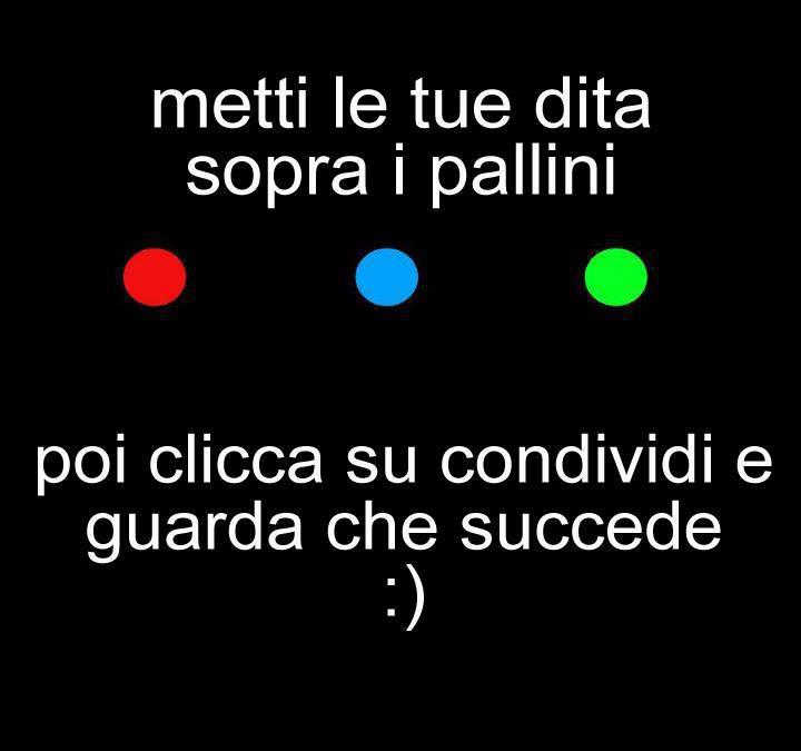 SI CE RIESCI NUN LO DI'... MA CONDIVIDI E FALLO PROVA' !! - 26/04/2012