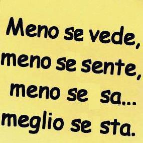 MENO SE VEDE MENO, SE SENTE... MENO SE SA, MEJO SE STA !! - 24/03/2012
