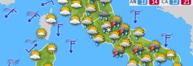 METEO, ALTRO CHE PRIMAVERA: OGGI SOLE, PRESTO IN ARRIVO ANCORA FREDDO E TEMPORALI - PREVISIONI - 13/04/2014