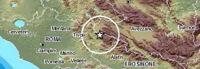 TERREMOTO A ROMA. EPICENTRO MONTI TIBURTINI - PRENESTINI - 20/12/2013