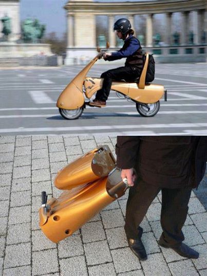 MOVEO: LO SCOOTER CHE DIVENTA UN TROLLEY ARRIVERA' NEL 2014 - FOTO E VIDEO - 28/03/2014