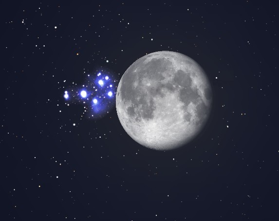 IL 3 APRILE LA LUNA E LE PLEIADI IN CONGIUNZIONE: NASU' ALL'INSU' PER UN GRANDE SPETTACOLO CELESTE - 02/04/2014