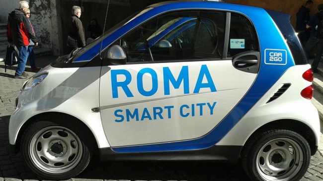 CAR2GO, CAR SHARING CON LE SMART A ROMA - ECCO DI COSA SI TRATTA - 14/05/2014