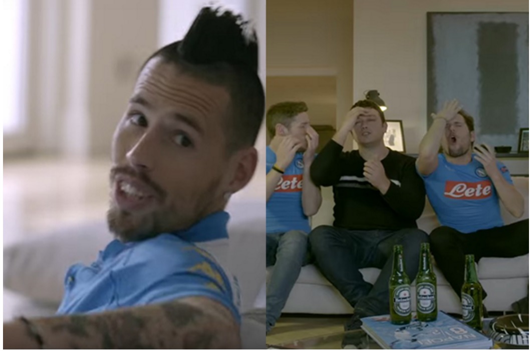 HEINEKEN, HAMSIK PROTAGONISTA DEL NUOVO SPOT: ECCO IL VIDEO COMPLETO - 22/03/2017