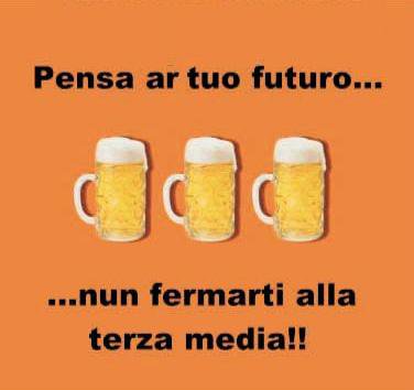 PENSA AR TUO FUTURO...NUN FERMARTI ALLA TERZA MEDIA !! - 11/03/2012