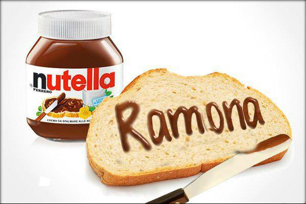 Il tuo nome con pane e nutella - 18/04/2012