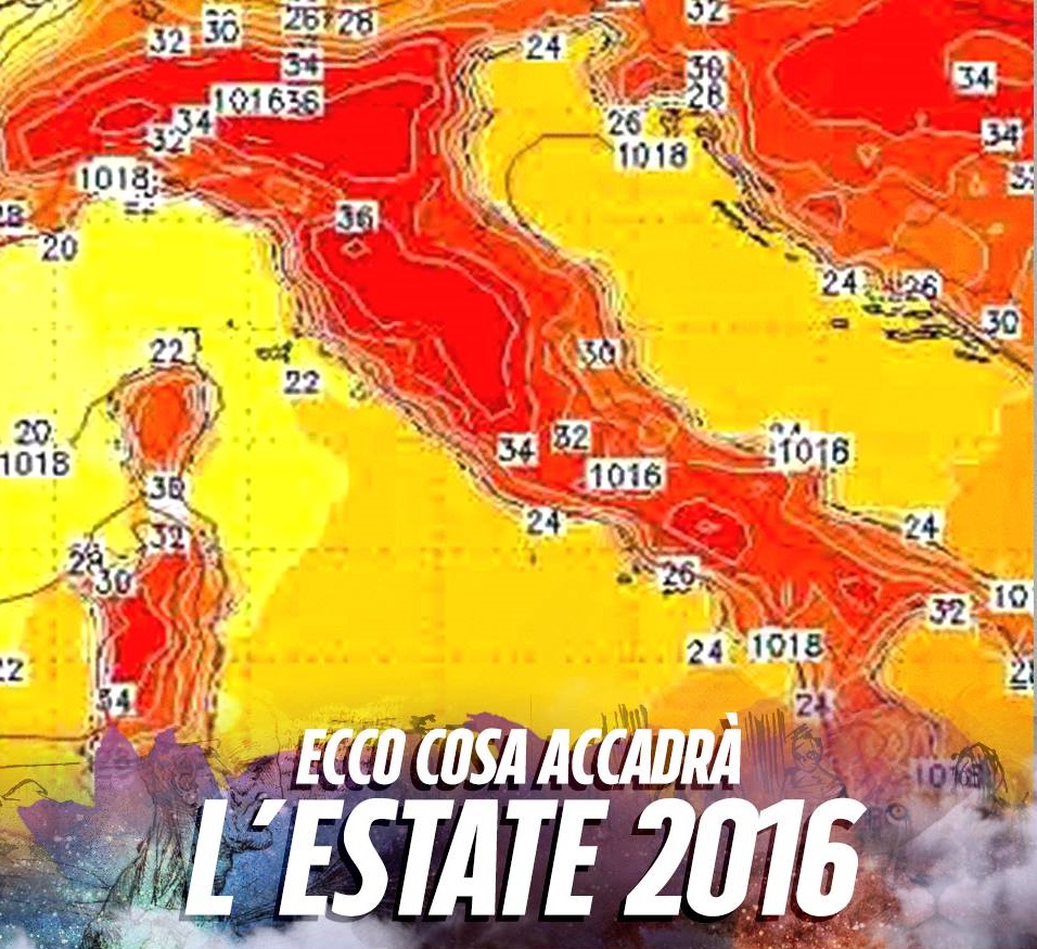 I METEOROLOGI NON LASCIANO DUBBI E LANCIANO L'ALLARME: ECCO COME SARA' L'ESTATA 2016 - 17/04/2016