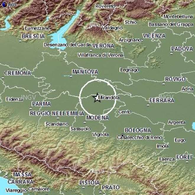 TERREMOTO AL NORD, TORNA L'INCUBO DI 2 ANNI FA. SCOSSE TRA MODENA E MANTOVA. PAURA TRA LA GENTE - 20/06/2014