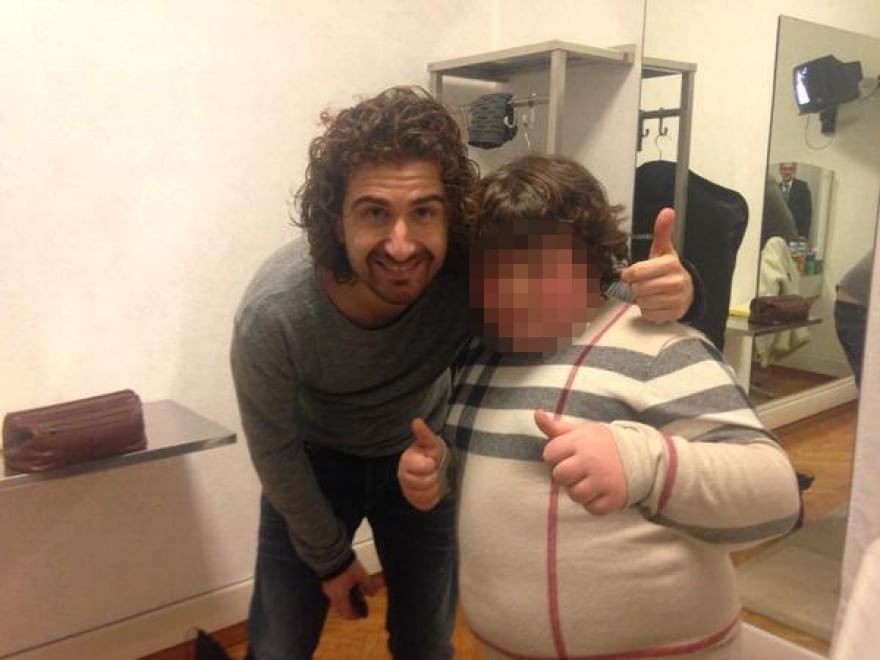 SANREMO, SIANI PRENDE IN GIRO UN BAMBINO IN SOVRAPPESO. GAG COSTRUITA:  LA ''VITTIMA'' FORSE E' UNA COMPARSA - FOTO - 11/02/2015