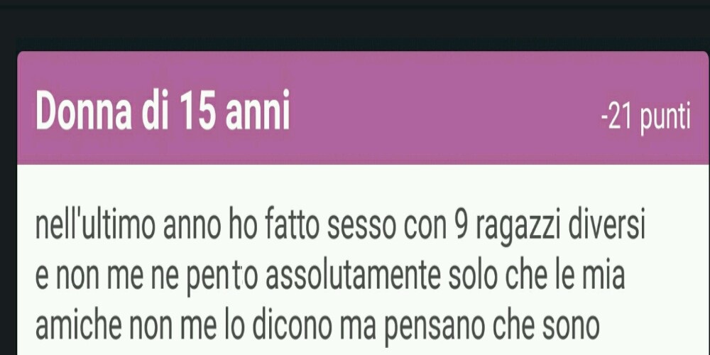 NELL'ULTIMO ANNO HO AVUTO 9 RAGAZZI DIFFERENTI: ECCO IL PERCHE' - 13/05/2016