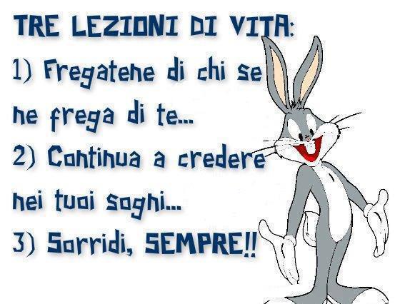 TRE LEZIONI DE VITA !! - 10/08/2012