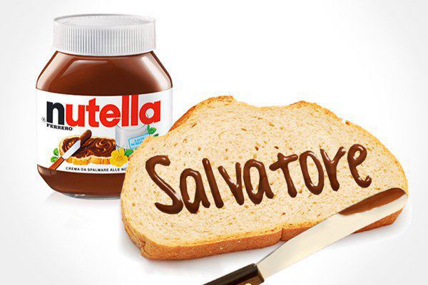 Il tuo nome con pane e nutella - 18/04/2012