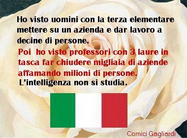L'INTELLIGENZA NUN SE STUDIA !! - 07/06/2012