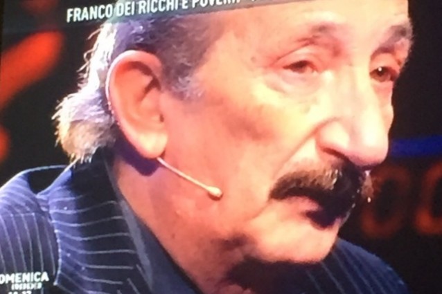 UNA MORTE CHE LO HA COMPLETAMENTE DISTRUTTO. LE LACRIME DI FRANCO DEI ''RICCHI E POVERI'' A DOMENICA LIVE - 12/01/2015