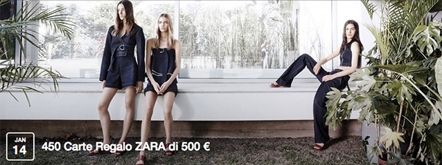 ATTENZIONE: ''450 carte regalo Zara con 500 euro''. AVETE RICEVUTO ANCHE VOI L'INVITO? ECCO COSA C'E' DIETRO - 13/01/2015