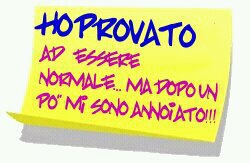 'A NORMALITA'... NUN FA PE' ME !! - 10/05/2012