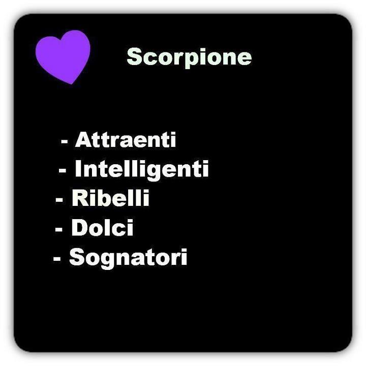 Descrizione pè ogni segno zodiacale: SCORPIONE - 26/09/2012