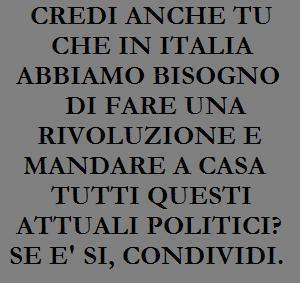 SI PURE TU LA PENSI COME ME... DEVI CONDIVIDE E FALLO SAPE' !! - 01/05/2012