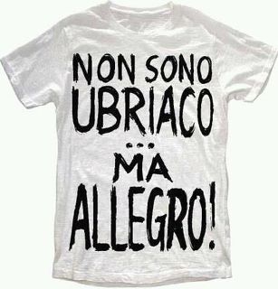 NUN SO' UBRIACO... MA ALLEGRO !! - 14/03/2012