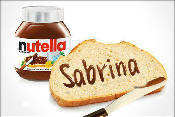 Il tuo nome con pane e nutella - 18/04/2012