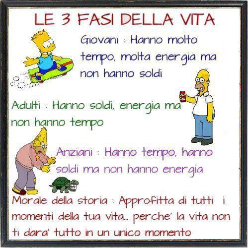 'E 3 FASI DELLA VITA !! - 22/11/2012