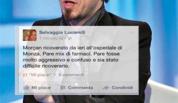 'MORGAN RICOVERATO PER UN MIX DI SOSTANZE', E LUI CHIEDE RISPETTO - FOTO - 06/04/2013
