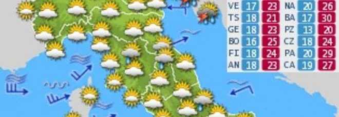 METEO, AUTUNNO IN ARRIVO: TEMPERATURE IN CALO, TEMPORALI TRA DOMANI E MARTEDÌ - PREVISIONI - 15/09/2013