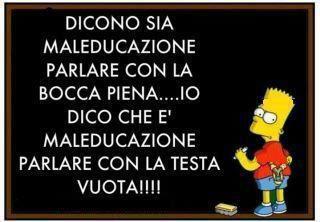 BISOGNA PENSA' PRIMA DE PARLA' !! - 22/03/2012