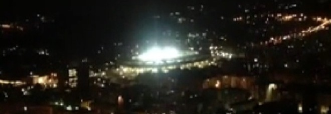 NAPOLI, L'URLO DEL SAN PAOLO FA TREMARE POSILLIPO - VIDEO - 18/09/2013