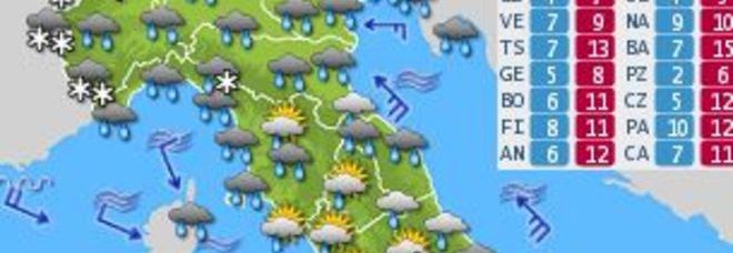 PIOGGIA E FREDDO PER TUTTA LA PROSSIMA SETTIMANA, MA NEL WEEK END ARRIVA LA PRIMAVERA - 02/03/2014