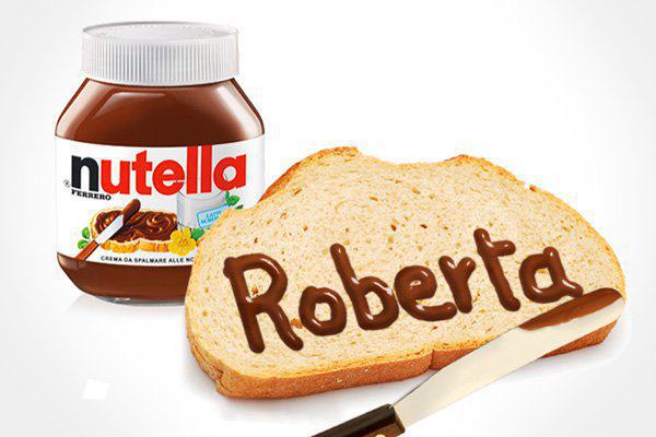 Il tuo nome con pane e nutella - 18/04/2012
