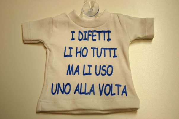 I DIFETTI LI HO TUTTI... MA LI USO UNO ALLA VOLTA !! - 08/03/2012