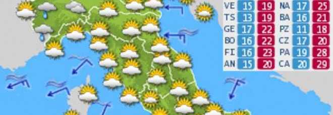 È ARRIVATO L'AUTUNNO, TEMPERATURE GIÙ: DA SABATO 3 GIORNI DI PIOGGIA ARRIVA ''PENELOPE'' - PREVISIONI - 01/10/2013