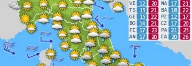 METEO, MALTEMPO TRA OGGI E DOMANI. MA DA GIOVEDÌ SARÀ SOLE IN TUTTA ITALIA - PREVISIONI - 15/10/2013