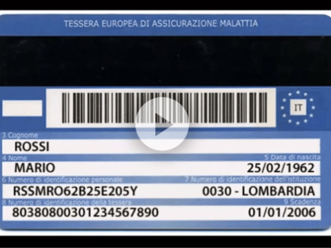 FATE ATTENZIONE: CONTROLLATE LA VOSTRA TESSERA SANITARIA - VIDEO - 30/03/2015