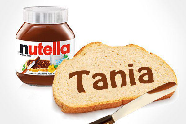 Il tuo nome con pane e nutella - 18/04/2012