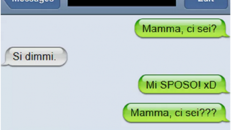 ECCO I 10 SMS PIU' ESILARANTI E DIVERTENTI DEDICATI ALLE MAMME !! - 25/11/2015